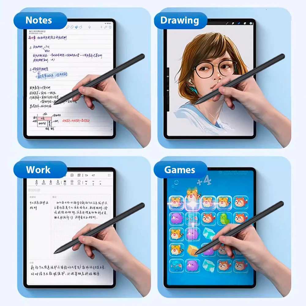 2025 New S Pen for Galaxy Tab S9 FE S8 S7 S6 Lite Stylus with 4096 Pressure Sensitivity Palm Rejection for Drawing Note C251201