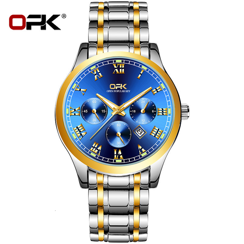 OPK Free Shipping New Designer Watch Manufacturer Hot Selling Dropshipping Cross-border Luminous Quartz Watch Men's Watch Male Watch