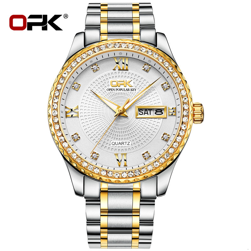 OPK Free Shipping New Designer Watch Hot Selling Calendar Quartz Watch Boutique High-end Men's Watch
