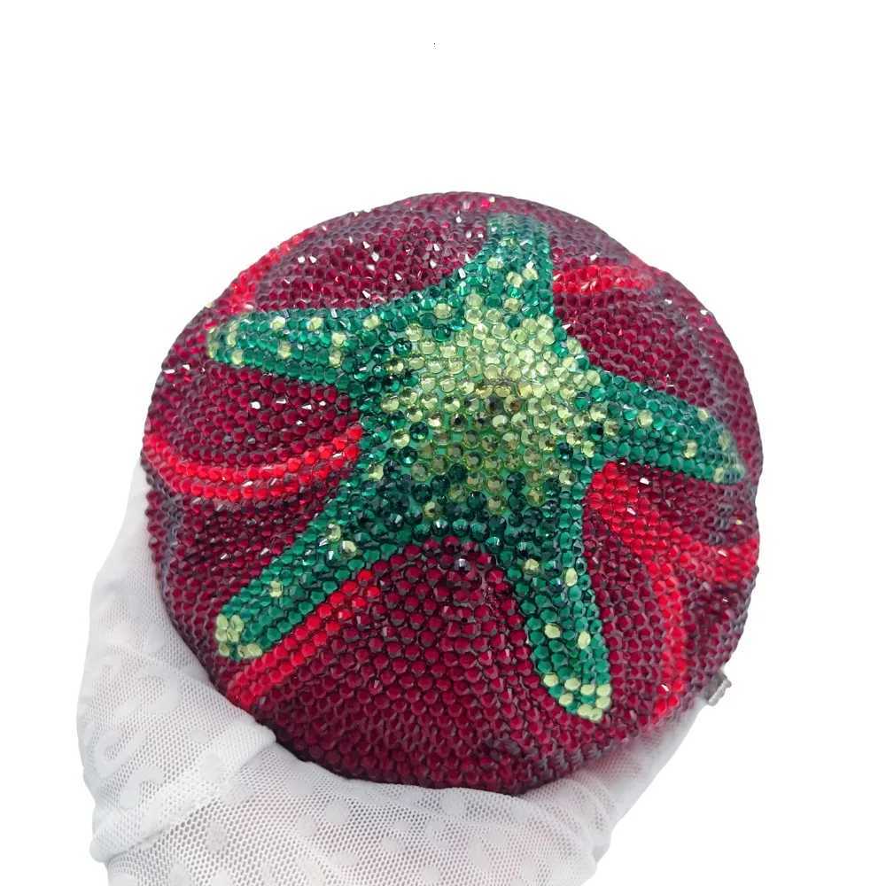 Rose Flower Diamond Clutch Bag WHTUOHENG Crystal Evening Purses Luxury Little Full Rhinestone Floral Wedding Dinner Handbags Wed K251201