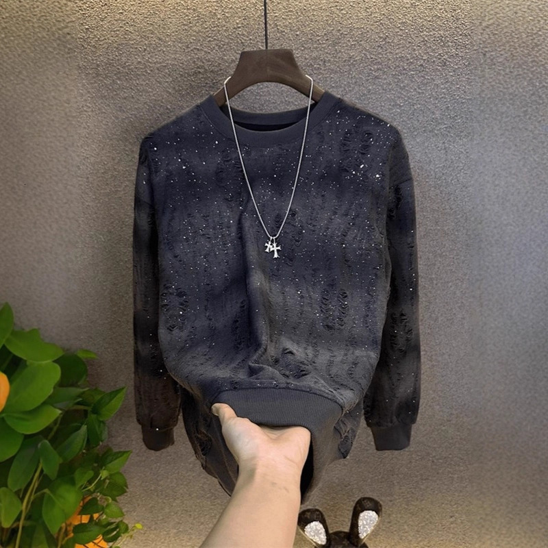 The Designer's Luxurious Gypsy Phila Rhine Stone Sports Polo Shirt Is A Trendy Basic Shirt And A Stylish Design Gradient Top For Men