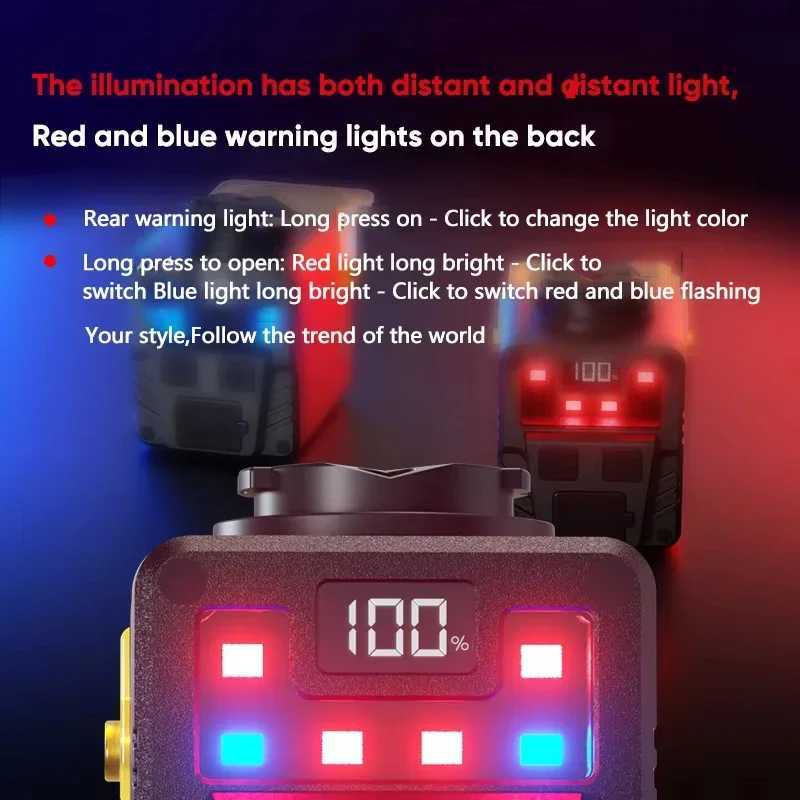 Bicycle Lights 1700LM High-brightness Bike Light 1800mAh Hanging Front Bicycle Light Wireless IPX5 MTB Road Bike Accessories M251201