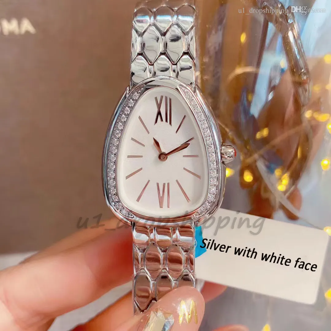 AAADesigner Luxury Women Bracelet Womens Watch 2025Golden Snake Top Brand Diamond Stainless Steel Watch Strap Women Watch Christmas Valentine Day Mother Day Gift
