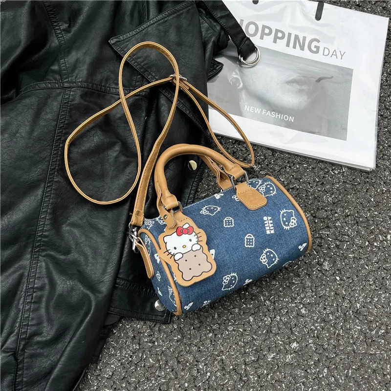 Sanrio Hello Kitty Mini WomenS Handbag Cartoon Cute WomenS Shoulder Messenger Bag Fashion Casual Mini WomenS Bag Gift New H251201