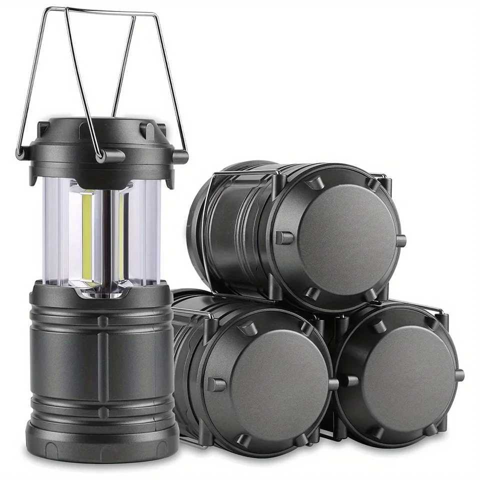 1/2PCS Outdoor Camp Lamp Camping Tent Light Portable Lantern Multifunctional Emergency Light Battery Outdoor Pony Lantern M251201