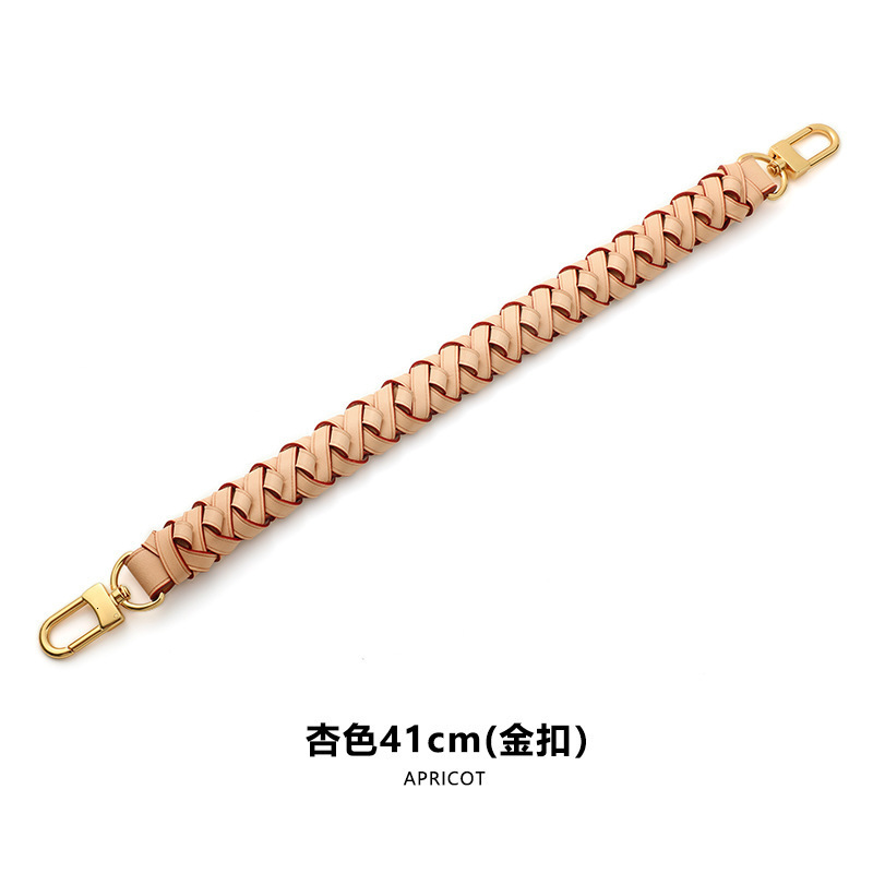 Top of the line genuine Vachetta woven bag strap suitable for ers womens handbags Ne0n0e bucket wallet twisted handle size 3 241121