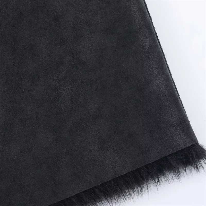 Women Faux Fur Coat 2025 Autumn Winter Fashion Worn on Both Sides Parkas Thicken Coat for Women Casual Chic Ladies Long JacketT251201