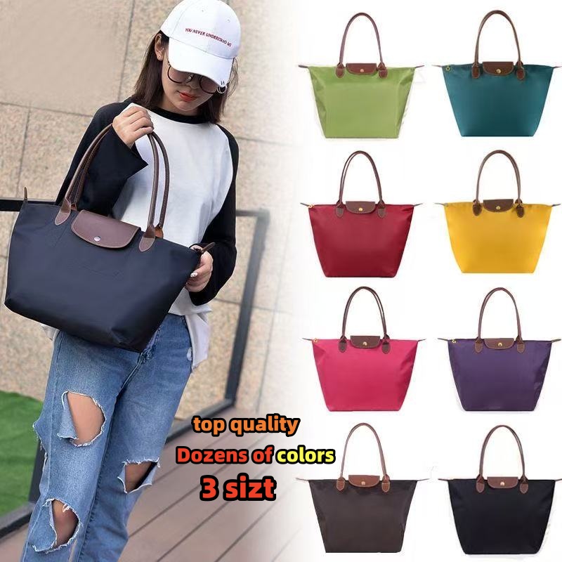 designer le pliage cuir bag Nylon foldable women large capacity handbag outdoors portable travel camping daily leisure Clutch bag large size laptop bag