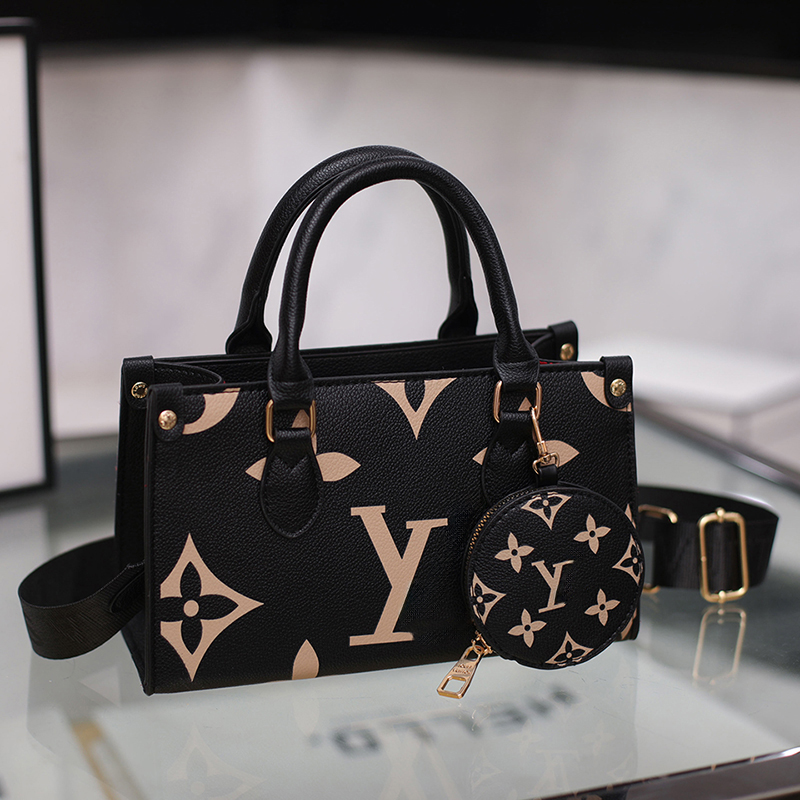 2026 fashion classic embossed patterns tote handbag shoulder crossbody bag matching mini pouch adjustable strap suitable for daily use parties travel dating