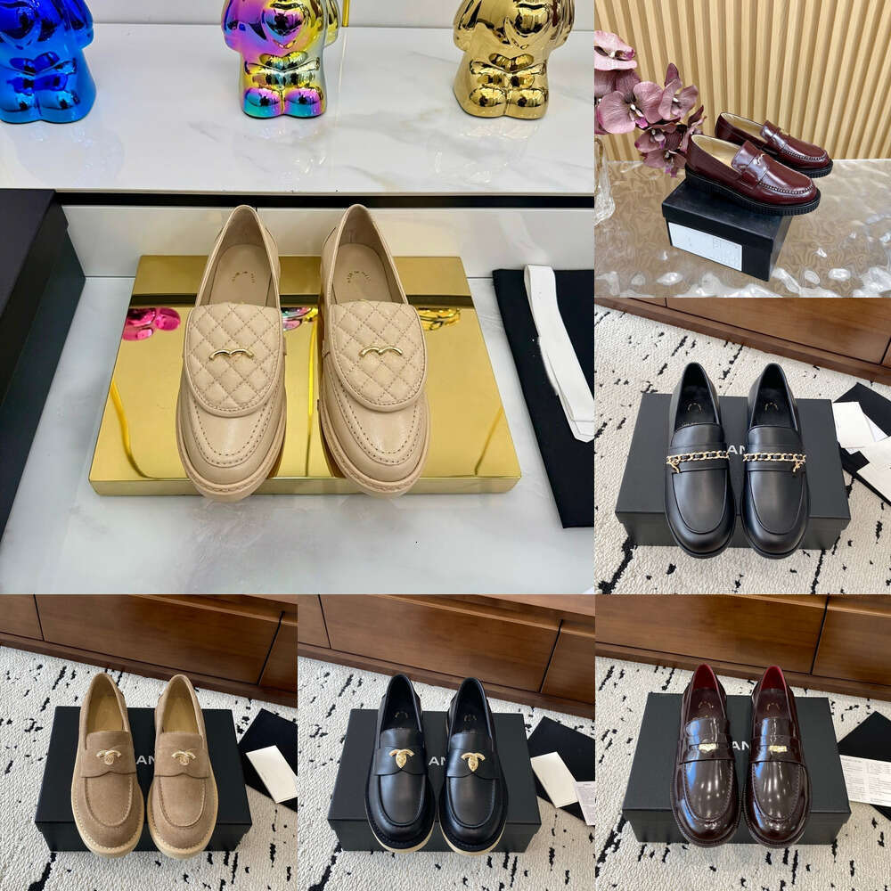 Mirror quality designer Suede leather moccasin low heel top Luxury Lady Mary Jane Diamond pattern Outdoor sports Mules man hiking shoes Classic Womens Loafers