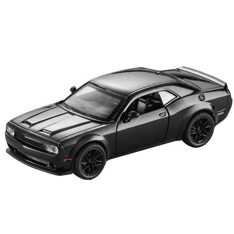 Dodge Challenger Hellcat Toy Car for 1 32 Scale Die Cast Metel Toy Pull Back Hellcat Model Cars with Sound and Light Hellc J251129