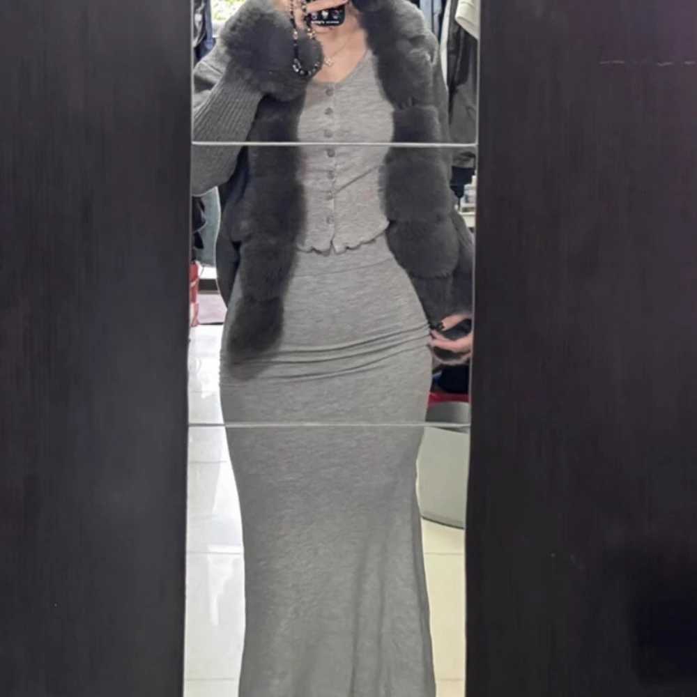 OFTBUY Faux Fur Coat Cardigan Detachable Collar Knitwear Woman Fur Jacket Artificial Fur Patchwork Knit Sweater Autumn CardiganT251201