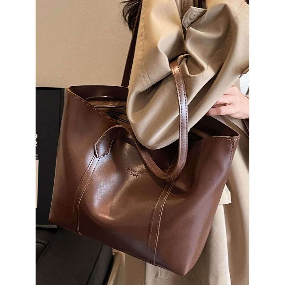 highquality large capacity for women 2025 new simple commuter shoulder early morning bestselling tote bag