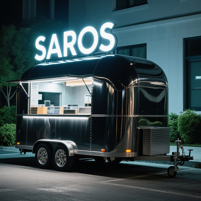 All-in-One 304 Stainless Steel Mobile Kitchen | Equipped for Snacks, Coffee, Ice Cream & Burgers