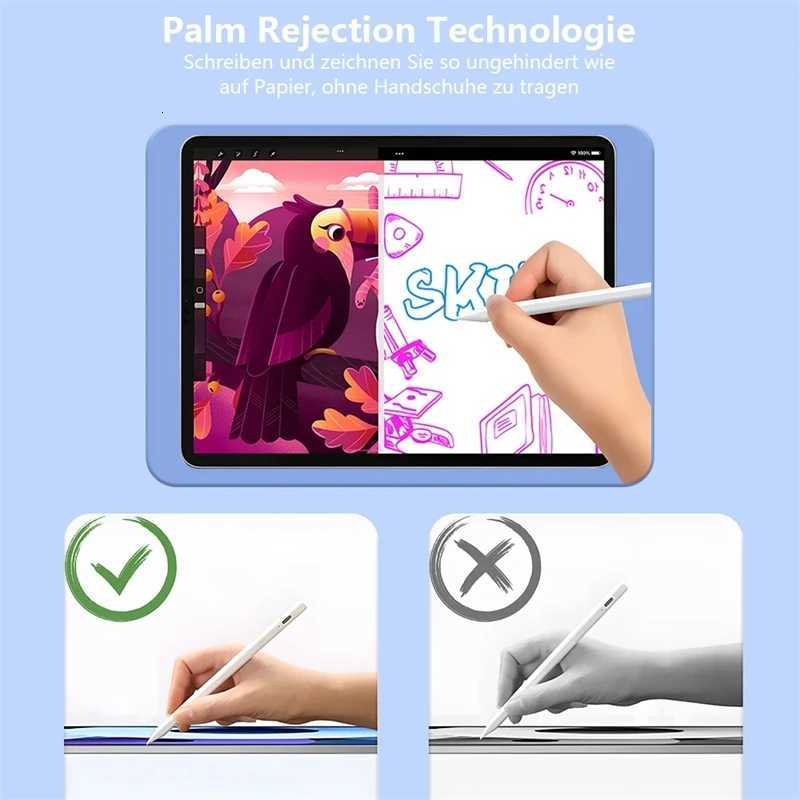 For Pencil 2 1 Palm Rejection Power Display iPad Accessories iPad 2022 2021 2020 2019 2018 Pro 11 129 Air Mini Stylus Pen C2512012