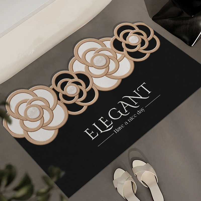 Xiaoxiangfeng bathro absorbent floor mat household soft diat d carpet bathro door floor mat toilet non-slip mat H251129