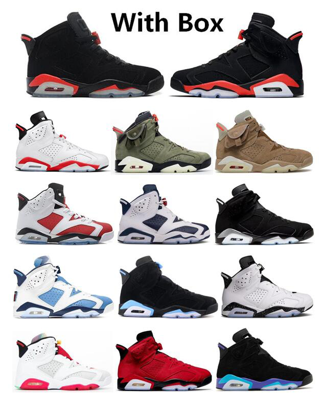 Basketball Shoes Men Reverse Infrared White Infrared TS Olive British Khaki Carmine Metallic Silver UNC Sports Sneakers