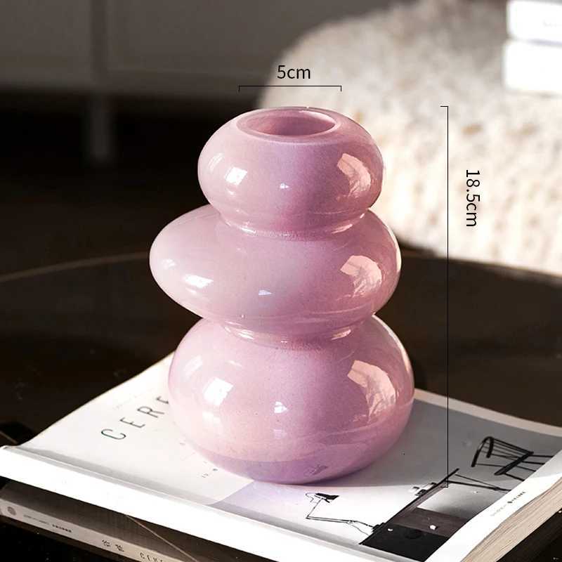 Medieval Lily Vase Ornaments Living Ro Flower Arrangement High Sense French Retro Table High Flowerarrangementvase Y251201