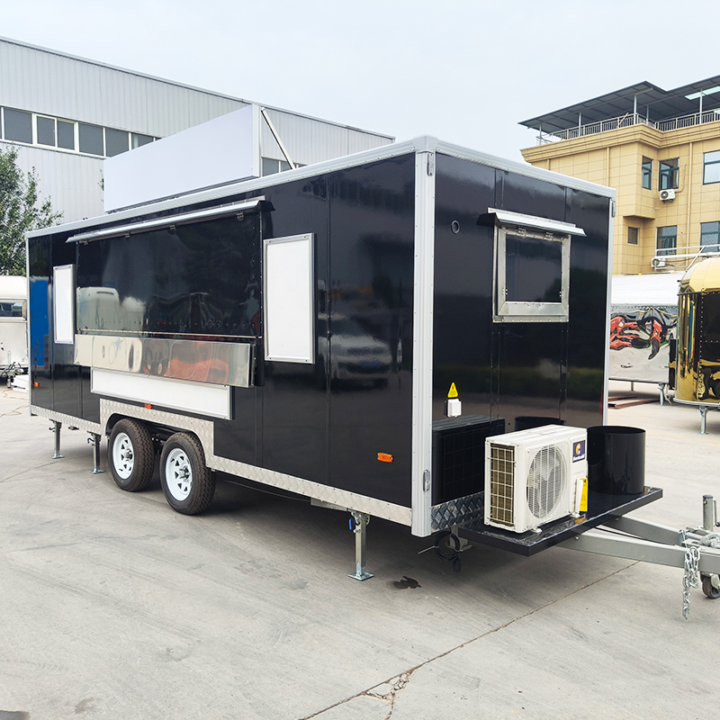 Heavy-Duty Food Trailer with Full Kitchen | 304 Stainless Steel for Hot Dog, Burger & Coffee Business