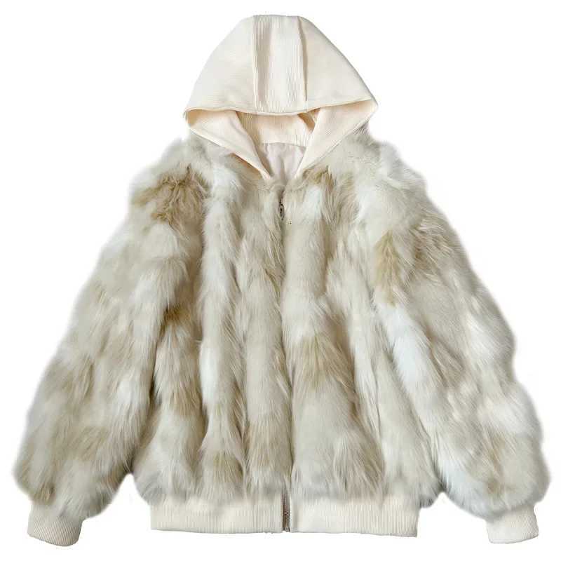 Autumn Winter 2025 Women Faux Fur Coats Mid Length Jackets Hooded Coat Thick Warm Y2k Elegant Streetwear Jacket Work OuterwearT251201