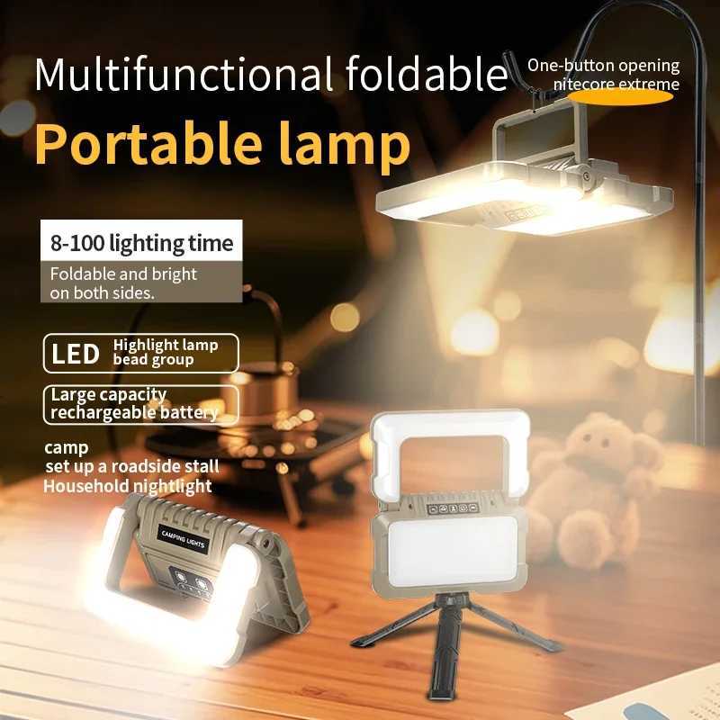 Waterproof Y07 High Power Rechargeable LED Camping Tent Light Portable Outdoor Emergency Searchlight Hanging Night Lamp122 M251201