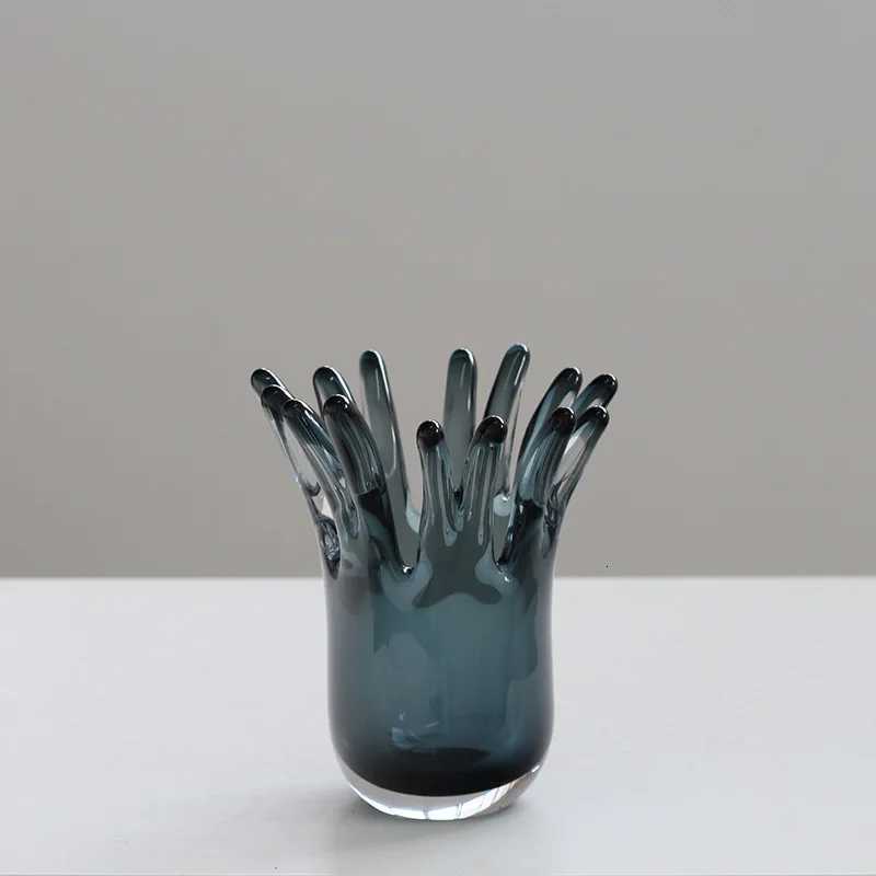 Vase Geetric Water Drop Fruit Plate Tray Flower Vase Flower Arrangement Accessories Desktop Storage Container Y251201