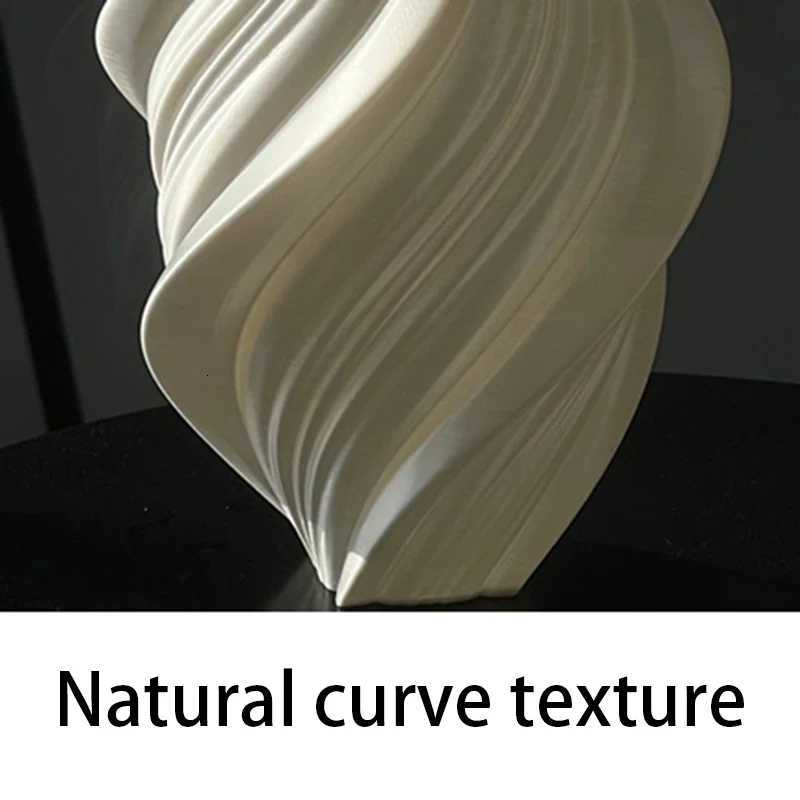 Nordic Vase Plastic Modern Flower Vase He Decoration Aesthetic Flower Bottle Interior Ornaments Elegant Flowerpots Living Ro Y251201