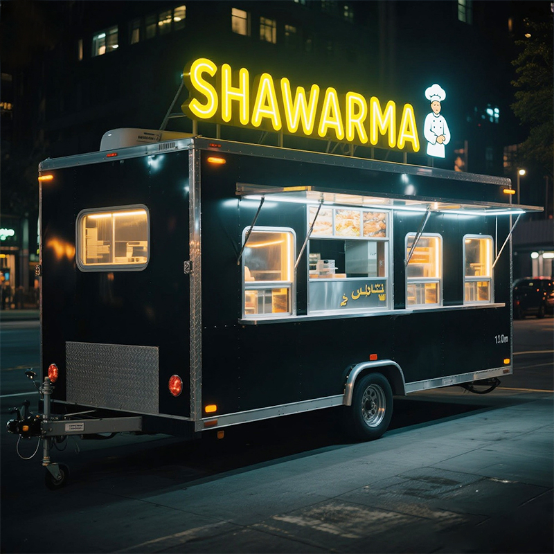 All-in-One 304 Stainless Steel Mobile Kitchen | Equipped for Snacks, Coffee, Ice Cream & Burgers