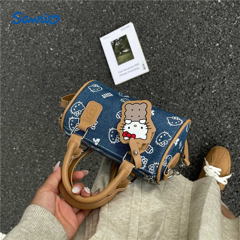 Sanrio Hello Kitty Mini WomenS Handbag Cartoon Cute WomenS Shoulder Messenger Bag Fashion Casual Mini WomenS Bag Gift New H251201