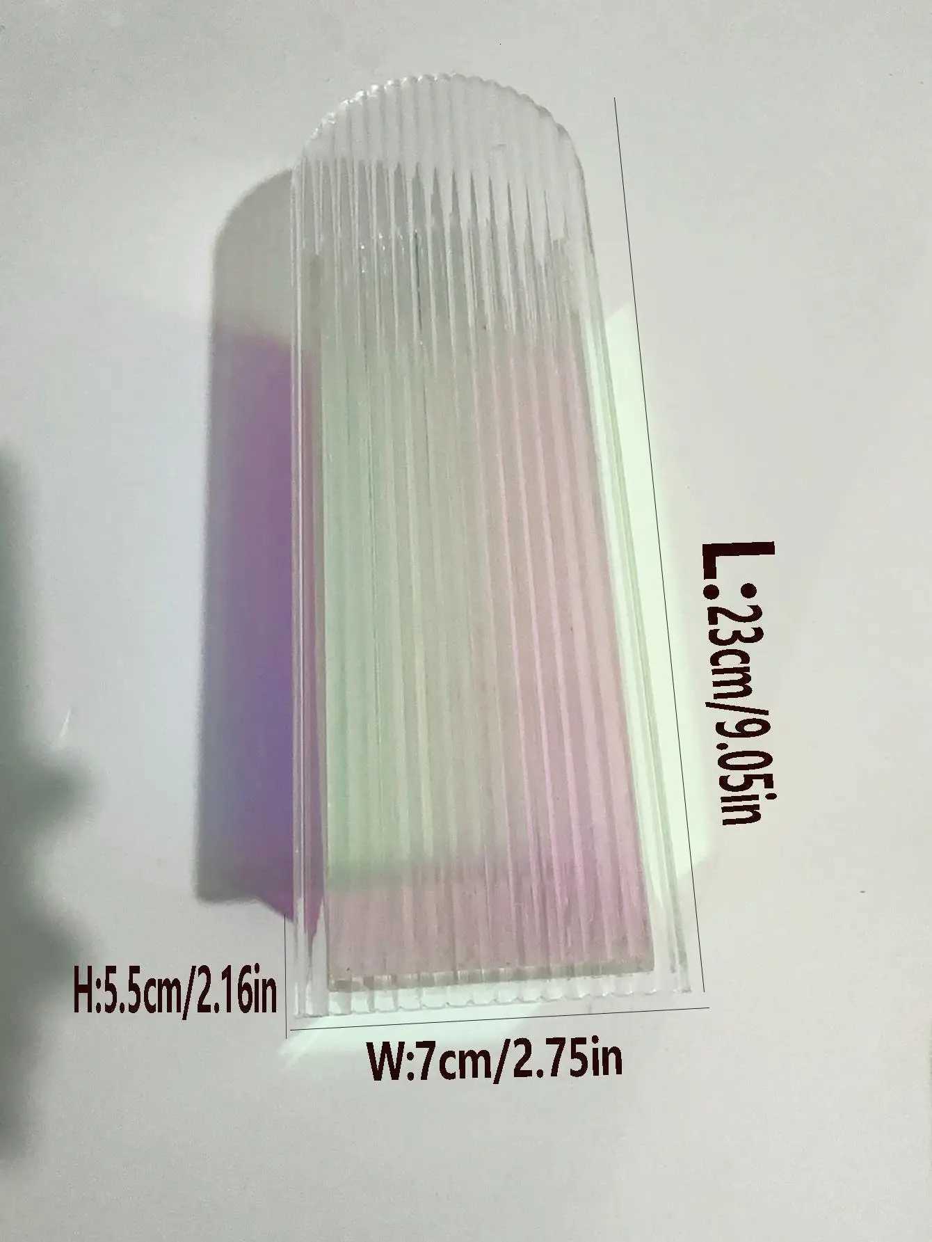 1pc Abstract Design Wave Vase He Decor Acrylic Vases Modern Art Living Ro Ornaments Table Decoration Y251201