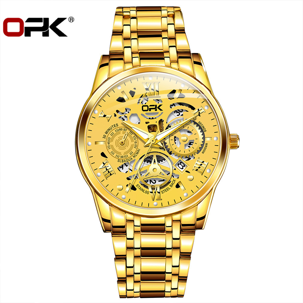 OPK Free Shipping New Designer Watch Dropshipping Manufacturer Wholesale Fashion Business Waterproof Quartz Watch Men's Watch Male Watch