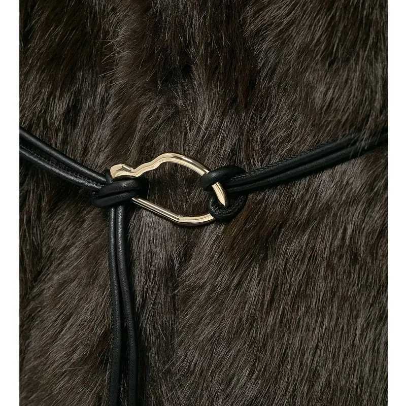 Faux Fur Winter Coats for Women Long Sleeve Fluffy Jacket Women Luxury Outerwears Streetwear Vintage Long Hairy Coat WomanT251201