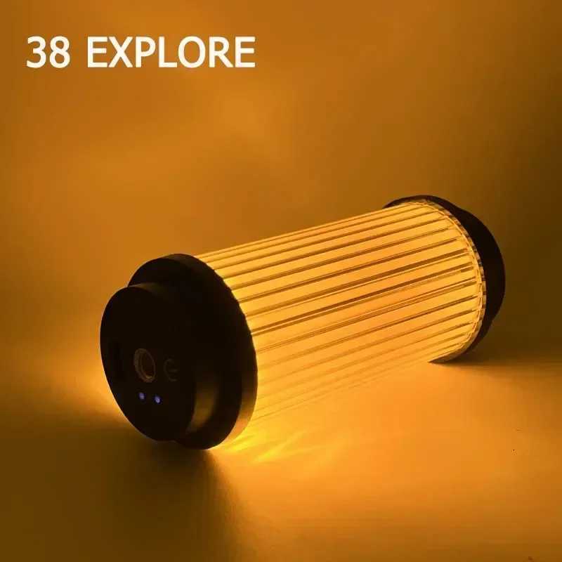 New 38 Explore 38 Light USB Rechargeable Camping lamp Powerful Lantern Powerful Mini LED Campling Light Outdoor Camping Supplies M251201