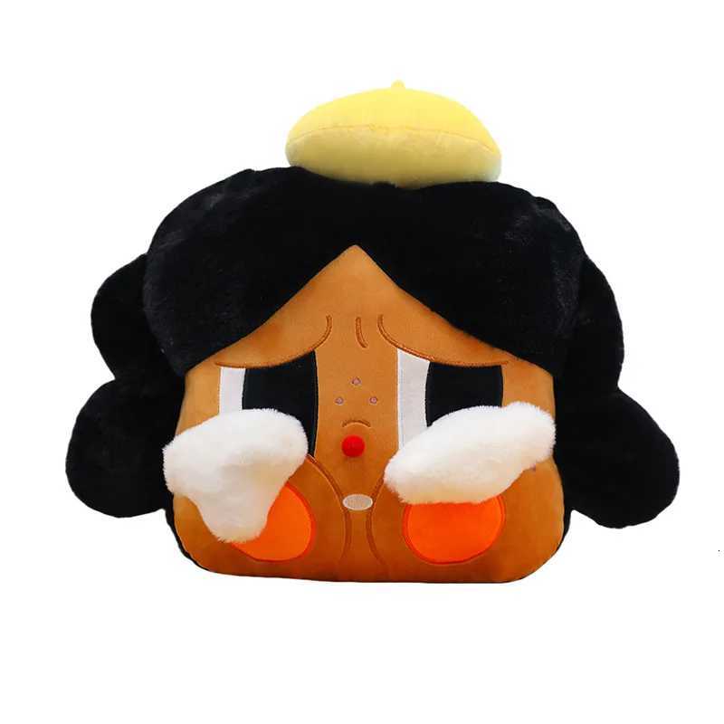 Kawaii Plush Crying Baby Girl low Stuffed Doll for Kids Birthday Gift Cute Ro Decor Cushion for Sofa Bed Car H251201