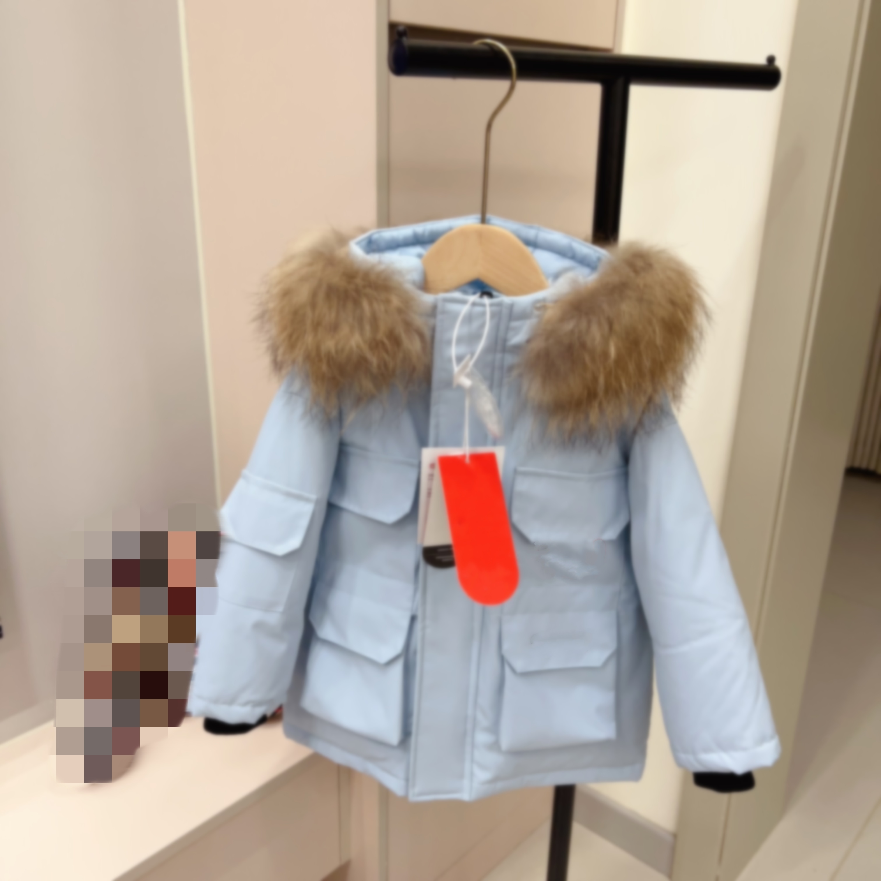 luxury 1 year coat baby coats hooded kid coat hoodies kids clothes 100% goose down girl boy jackets winter clothe Christmas birthdays parties school newborn jacket