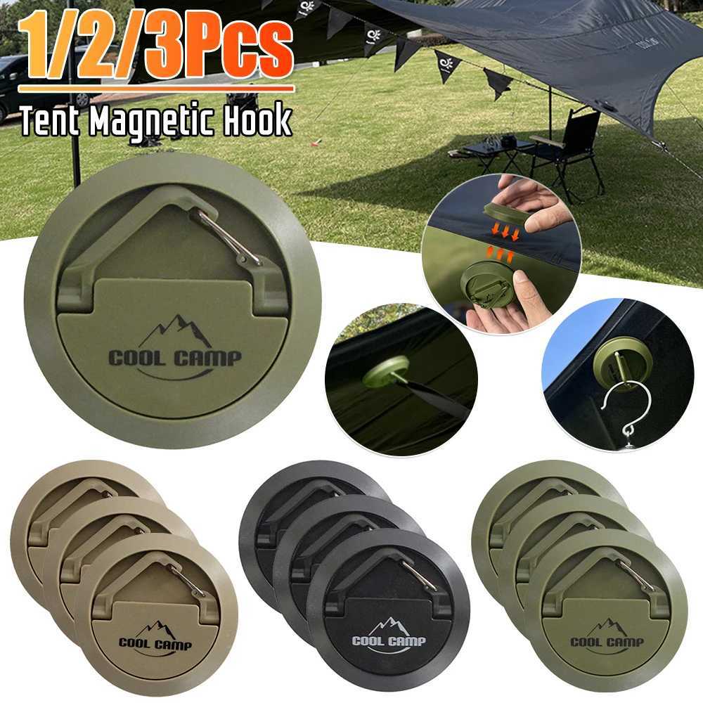 1/2/3PCS Tent Magnetic Hook Expandable Heavy Duty Canopy Magnetic Hooks Outdoor Tent Canopy Hanging Buckle For Outdoor Camping M251201