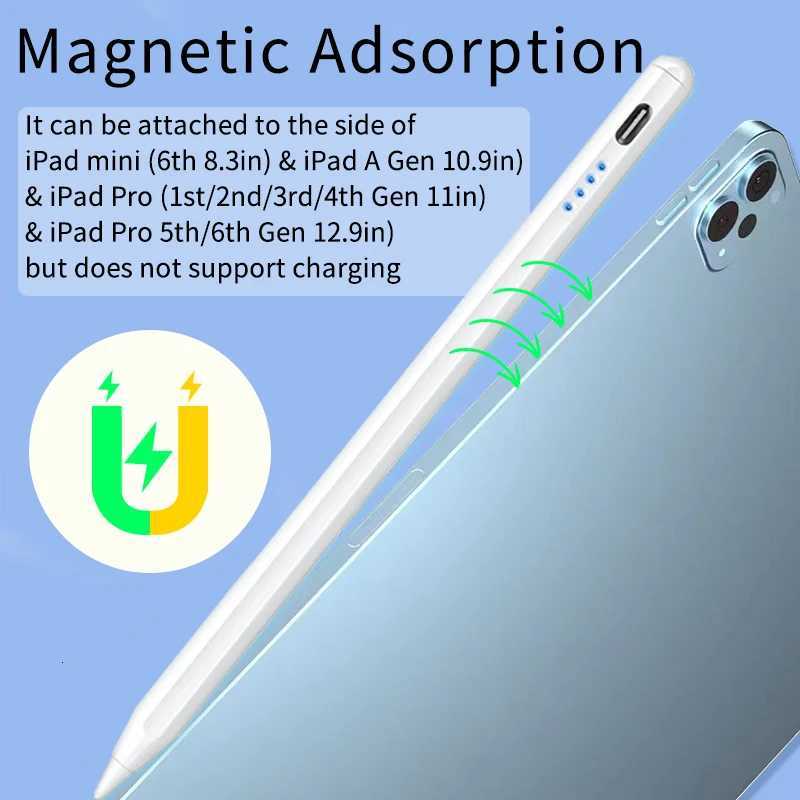 Stylus Pen For Pencil with Led Indicators Palm Rejection Touch Pencil for 2022 2021 2020 2019 2018 iPad 30Min Fast Charge C251201