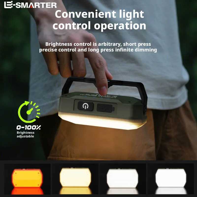 Portable Outdoor Camping Lantern Super Long Battery Life Rechargeable Emergency Light Strong Magnet Work Light for Repair M251201