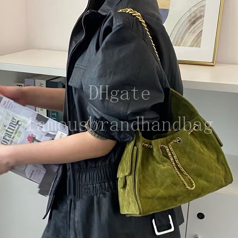 Master quality Small 25 Bag 30CM Suede Hobo Bag Designer Shoulder Bag Women's Handbag With Box 25CAS5293A30