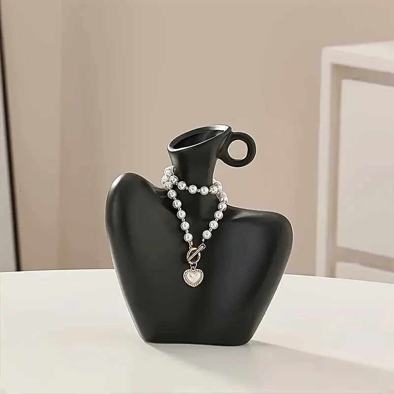 Elegant Beauty Neck Display Stand for Storing Jewelry like necklaces earrings and pendants Durable Dresser Tabletop Vase Decor Y251201
