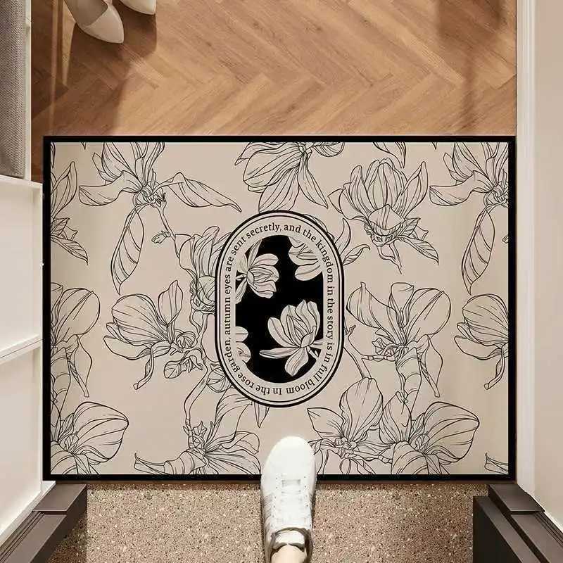 Diat d bathro floor mat kitchen door floor mat non-slip absorbent toilet carpet toilet universal foot mat H251129