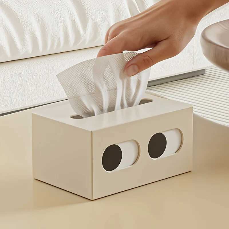 1PC Cute little plastic tissue box household daily desktop tissue box holder Bathro tissue placement box household items H251201