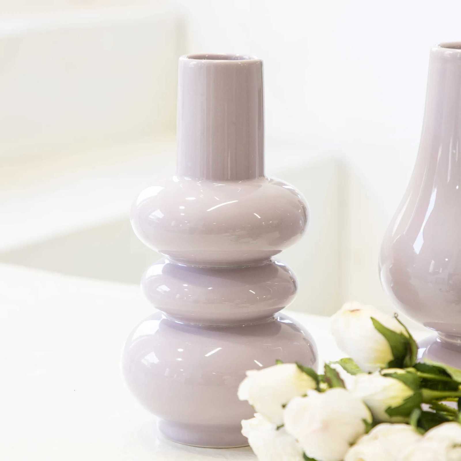 Ceramic Vase European Retro He Flower Arrangement Porcelain Crafts Ornaments Terrarium Ro Decoration Accessories Y251201