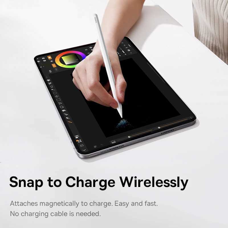 Baseus Stylus Pen 360 Touch Operation Wired Charging Custizable Shortcuts Slide-to-Turn Page For iPad Pro iPad Air C251201