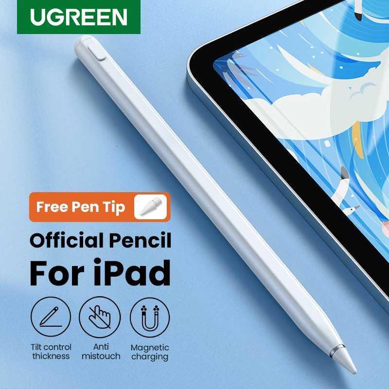 UGREEN Stylus Pen for Pencil Magnetic Wireless Charging for iPad Pro 12 9 Air Mini 2022 Palm Rejection Tilt Pen C251201