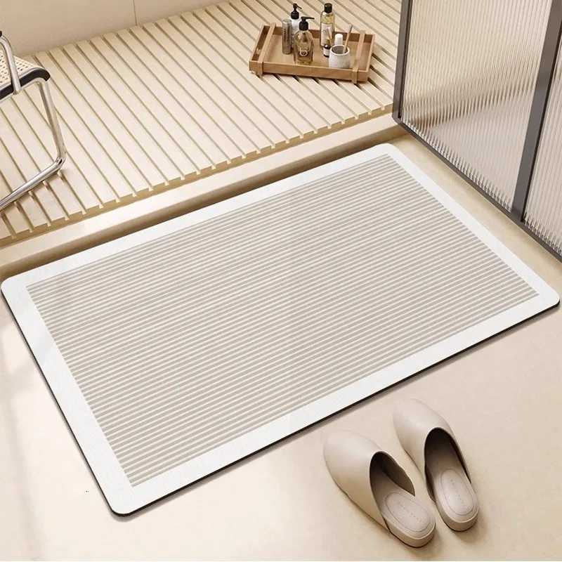 Wabi Sand Wind Bathro Non-slip Floor Mat Diat d Absorbent Mat Household Toilet Door Quick Drying Foot Mat He Remodeling H251129
