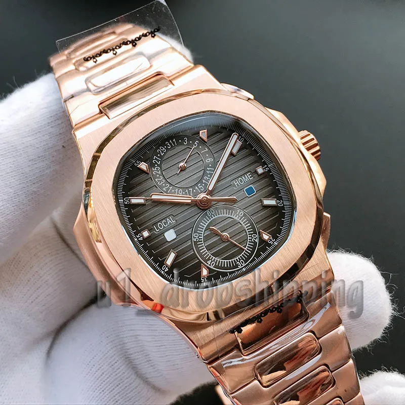 AAA men's automatic mechanical movement wristwatch - all-stainless-steel material - classic model - top-level luxurious and exquisite timepiece 02