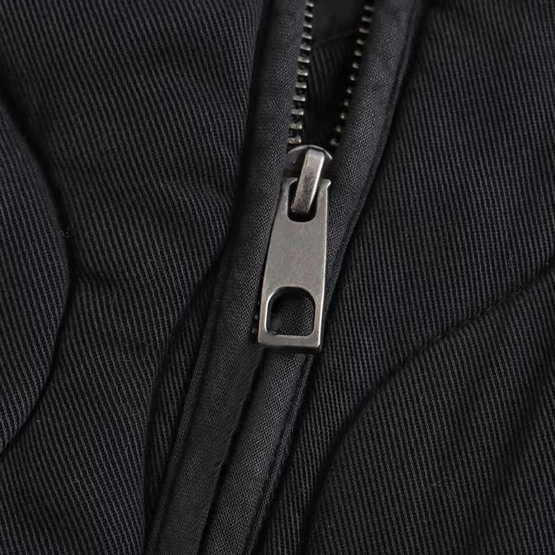 Cotton-padded Women Jacket Thickened Zipper Warm Winter Coat Female Stand Collar Outwear Jacket Fashion Tops TopcoatT251201