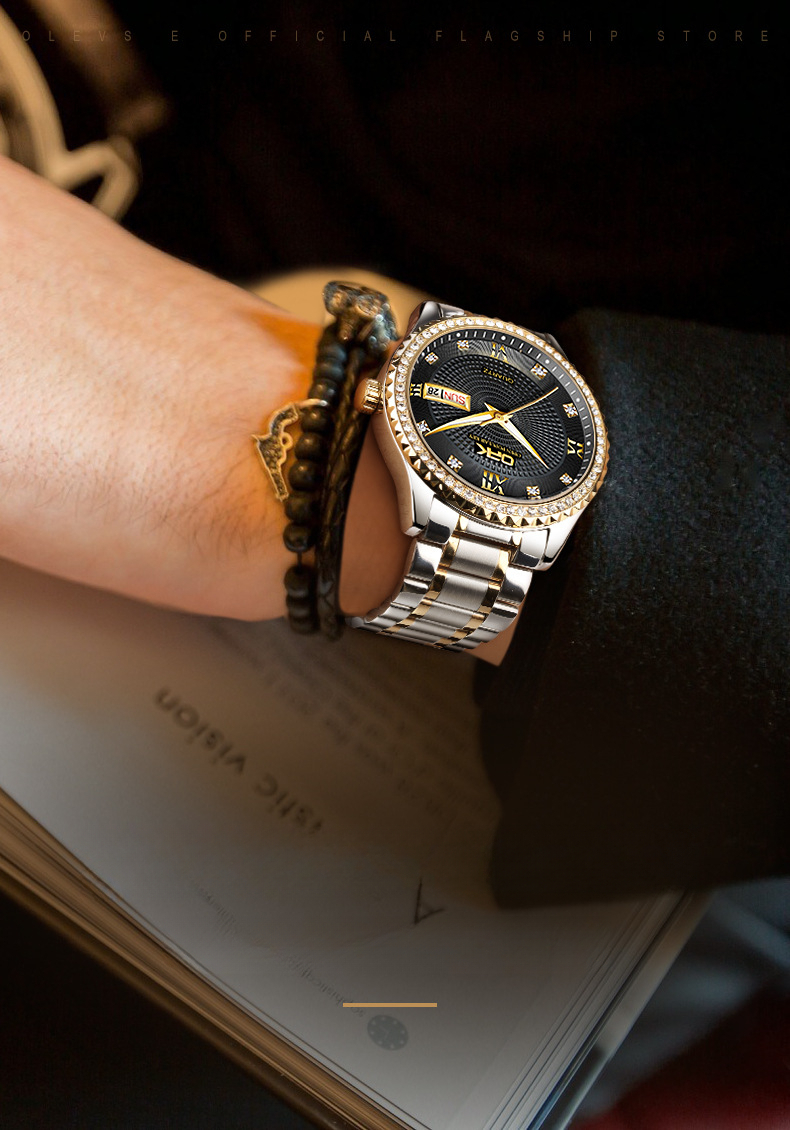 OPK Free Shipping New Designer Watch Hot Selling Calendar Quartz Watch Boutique High-end Men's Watch