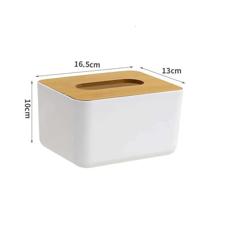 Plastic Tissue Box Organizer Holder Napkin Case He Dining Coffee Table Remote Control Dispenser Warm Color Desktop Storage H251201